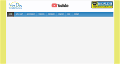 Desktop Screenshot of newdaytornadoshelters.com